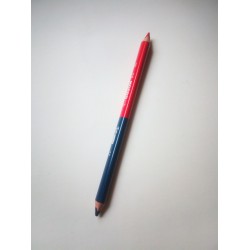 Kores TWIN Jumbo háromszögletű postairón, piros-kék, szóló