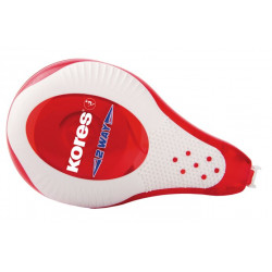 Kores Black&White hibajavító roller, 4.2mm x 8m, fekete Iskolai, irodai felszerelés Kores