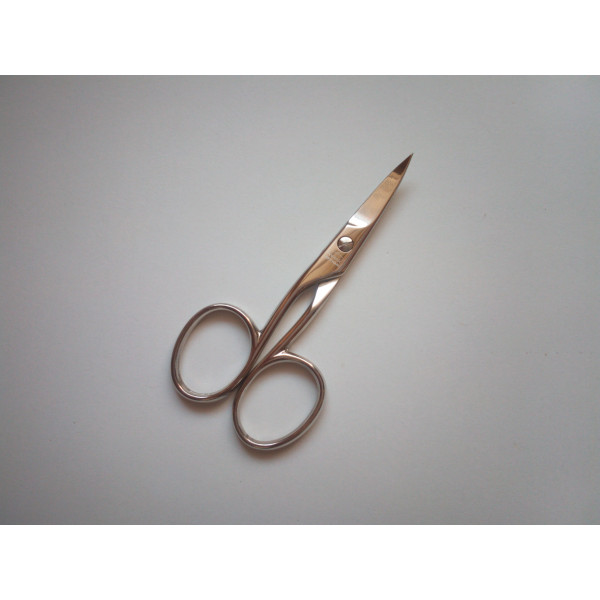 Everest Classic nikkel bevonatú körömvágó olló, hajlított pengéjű, balkezes