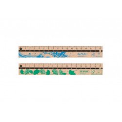 Herlitz GREENline favonalzó 17cm, jobbos/balos Vonalzók Vonalzók Herlitz