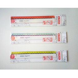 Herlitz my.pen áttetsző vonalzó 17cm, több színben, jobbos/balos Vonalzók Vonalzók Herlitz