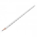 Herlitz Frozen Glam háromszögletű grafit ceruza, 2db, HB, vékony, fehér-ezüst