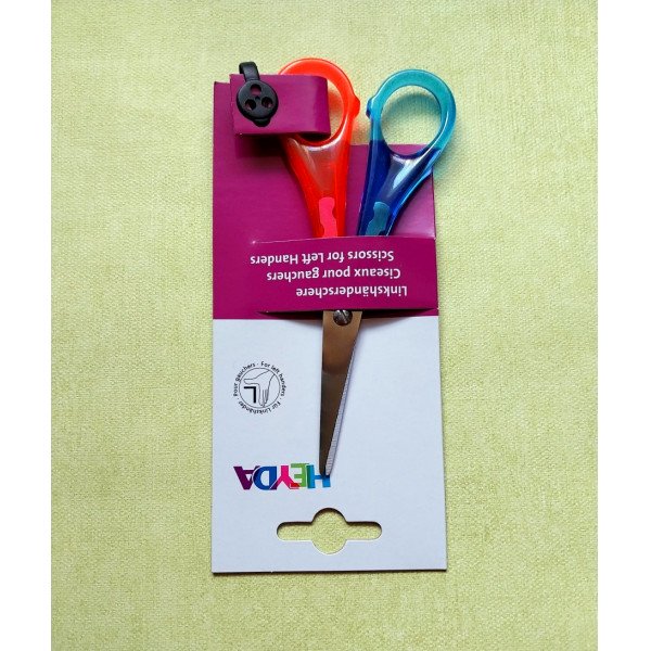 Heyda gyerekolló 13cm, hegyes, balkezes