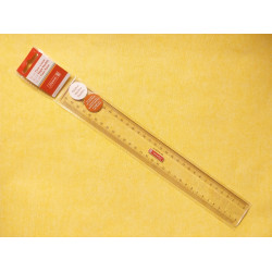 Brunnen áttetsző hajlékony vonalzó 30cm, jobbos/balos, víztiszta Iskolai, irodai felszerelés Vonalzók Brunnen