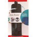 Faber-Castell Pöttyös törhetetlen vonalzó 30cm, jobbos/balos, többféle színben