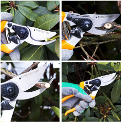 GRÜNTEK Z-25 metszőolló max. 25mm befogás, balkezes - sérült csomagolású