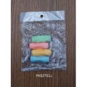 Szilikon ceruzafogó 4db, vegyes színekben