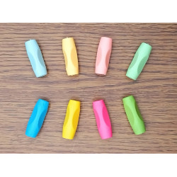 Szilikon ceruzafogó 4db, vegyes színekben Íróeszköztartást javító eszközök Tollak és ceruzák