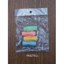 Szilikon ceruzafogó 4db, vegyes színekben