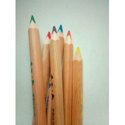 Herlitz TRILINO háromszögletű színes ceruza, 12db, vastag (jumbo)