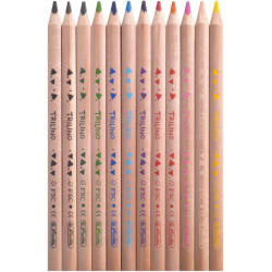 Herlitz TRILINO háromszögletű színes ceruza, 12db, vastag (jumbo) 5000Ft alatt Tollak és ceruzák Herlitz