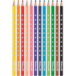 Pelikan SILVERINO háromszögletű színes ceruza, 12db, vékony
