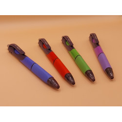 Spoko TRIANGLE easy ink golyóstoll 0.5mm, háromszög fogózóna, utántölthető, kék tinta, szóló