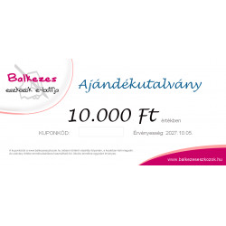 10000Ft-os ajándékutalvány 5000Ft felett Elektronikus termék Saját termék