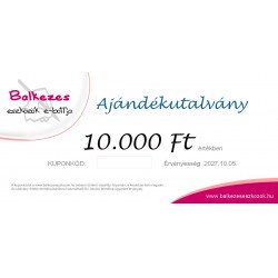 10000Ft-os ajándékutalvány 5000Ft felett Elektronikus termék Saját termék