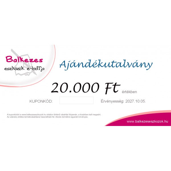 20000Ft-os ajándékutalvány