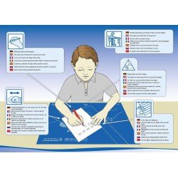 Kum Dr Sattler asztali szivacsos alátét, jobbkezes 1-2 Jobbkezes termék Tollak és ceruzák Kum