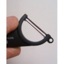 Victorinox ingapengés, ferde nyakú krumplihámozó - zöldséghámozó, fekete