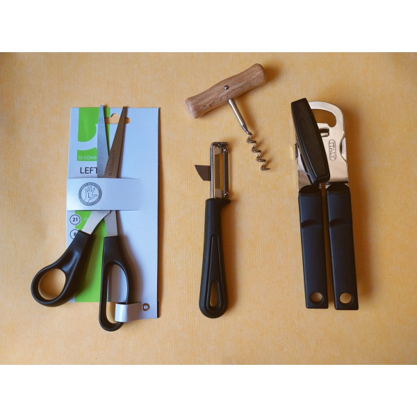 4db-os alapcsomag felnőttek részére, balkezes